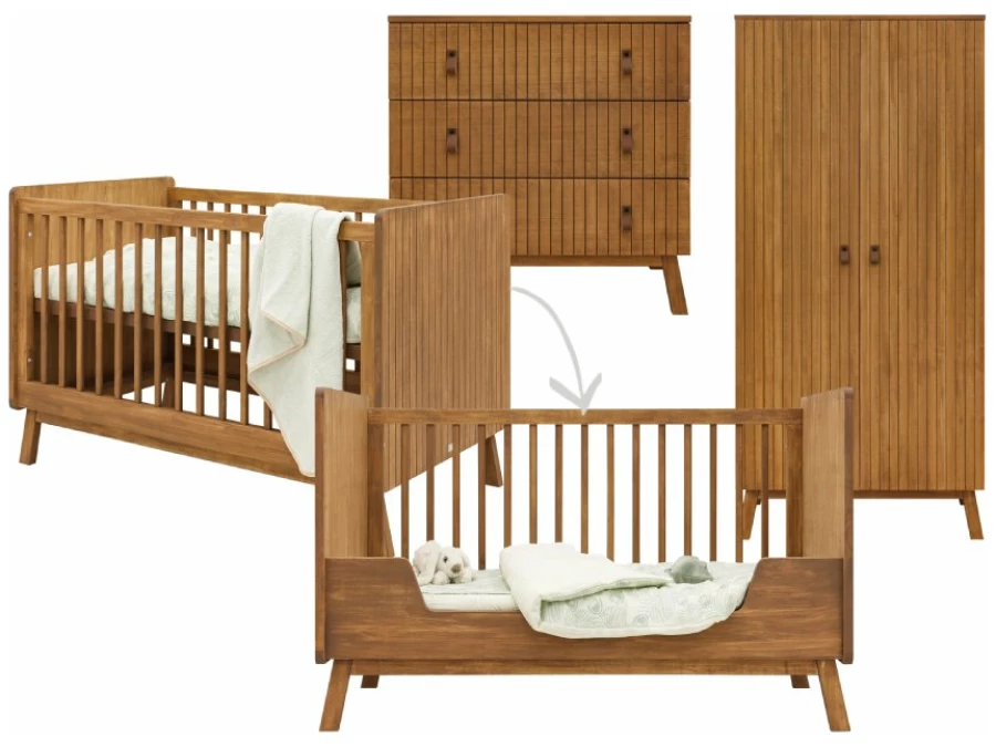Bopita Senna 3-delige meegroeikamer Rose Wood