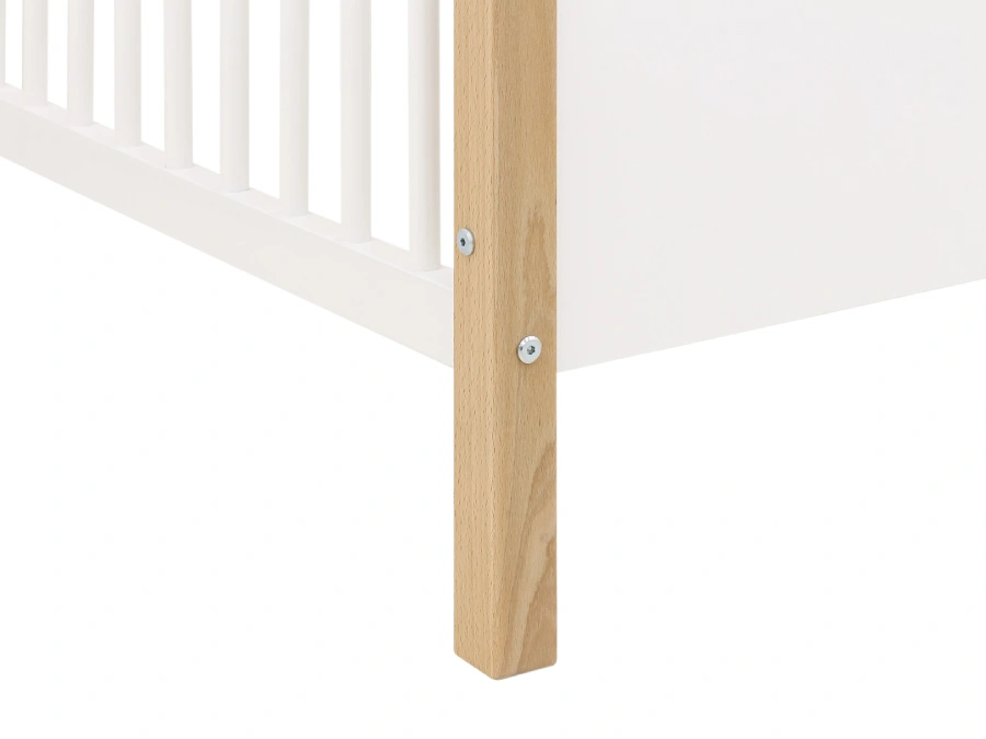 ToiToiKids ledikant Homy 60x120 Wit/Naturel - Afbeelding 5