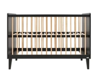 ToiToiKids Xem 3-delige babykamer Mat Zwart/Eiken - Afbeelding 4