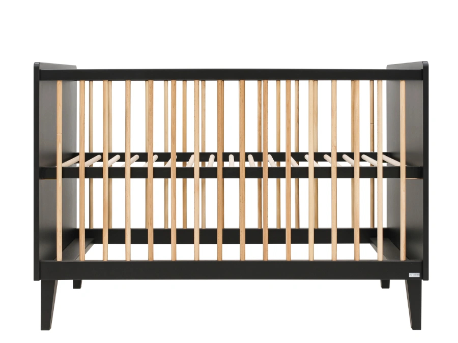 ToiToiKids Xem ledikant 60x120 Mat Zwart/Eiken - Afbeelding 5