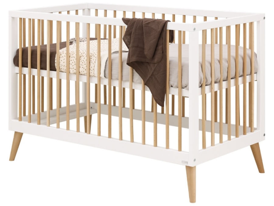 ToiToiKids Jort 3-delige babykamer Wit / Naturel - Afbeelding 2