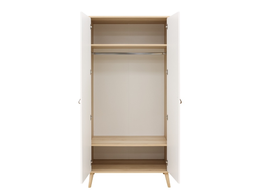 ToiToiKids Jort 3-delige babykamer Wit / Naturel - Afbeelding 7