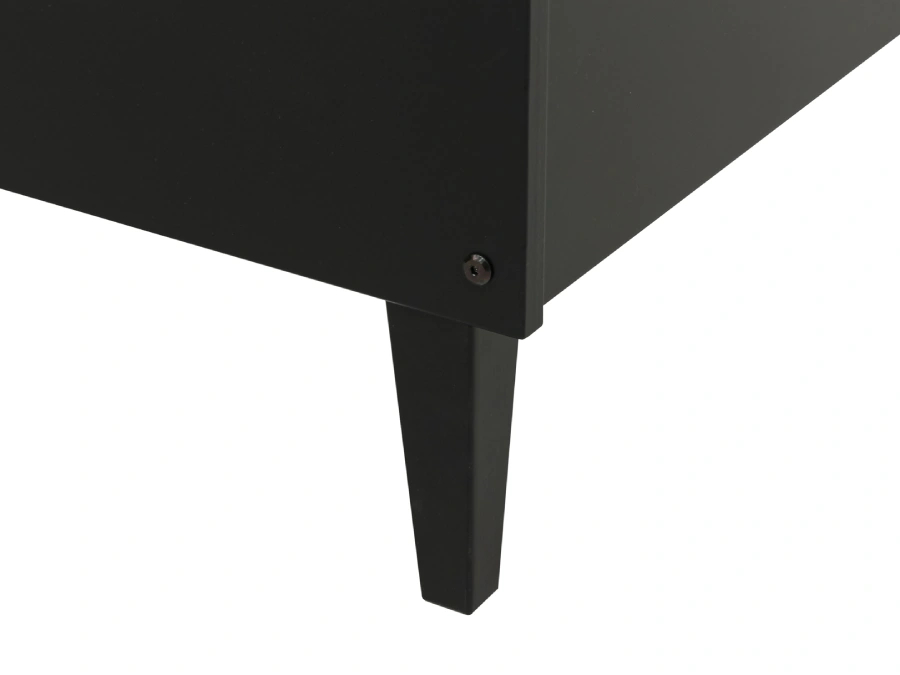 ToiToiKids Xem bedbank 70x140 Mat Zwart/Eiken - Afbeelding 5