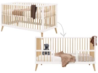 ToiToiKids Jort 3-delige meegroeikamer Wit / Naturel - Afbeelding 2