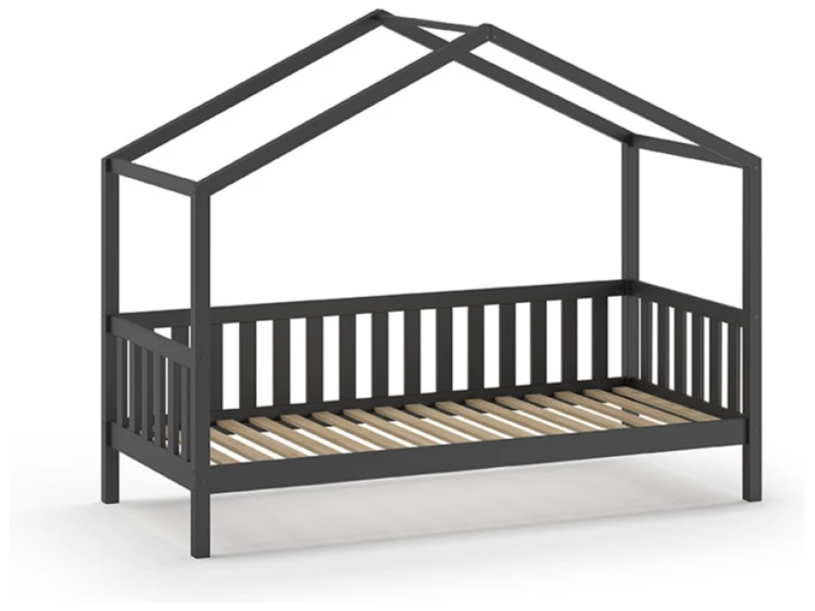 Vipack Dallas bed mh 90x200 antraciet