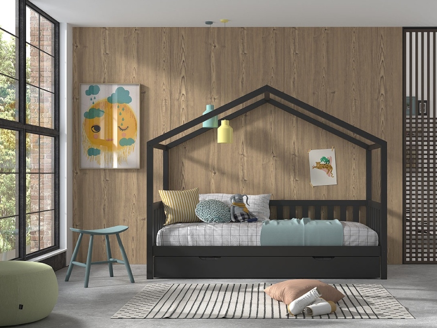 Vipack Dallas bed mh + bedlade antraciet - Afbeelding 4