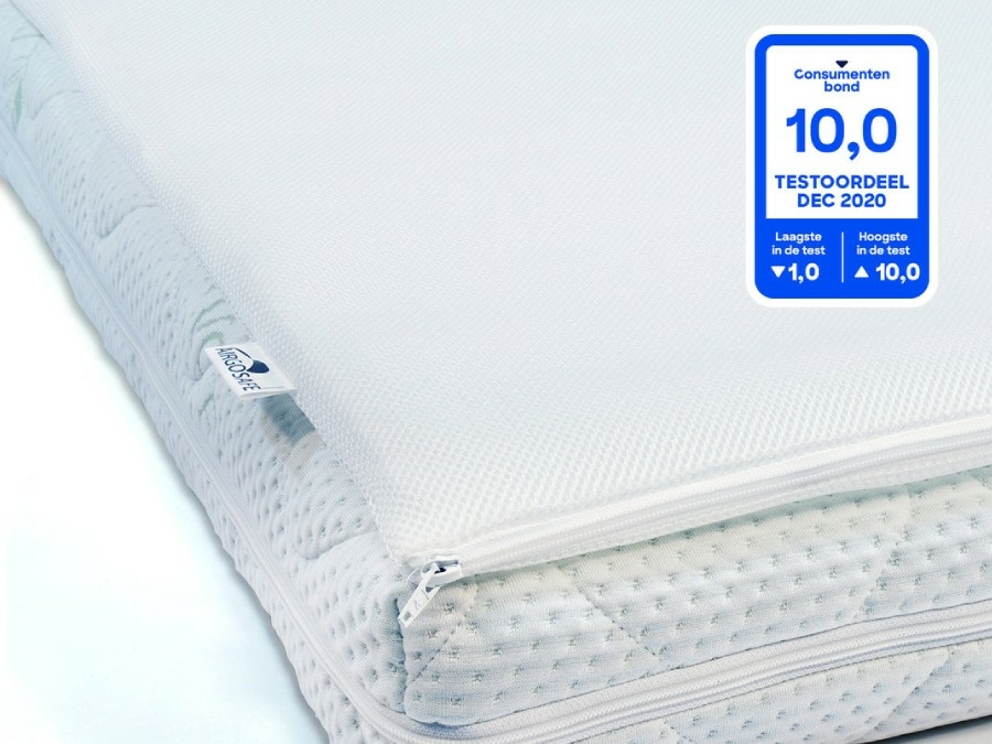 KM335 7014013 Abz matras 70x140 HR30 koudschuim plus airgosafe topper consumentenbond