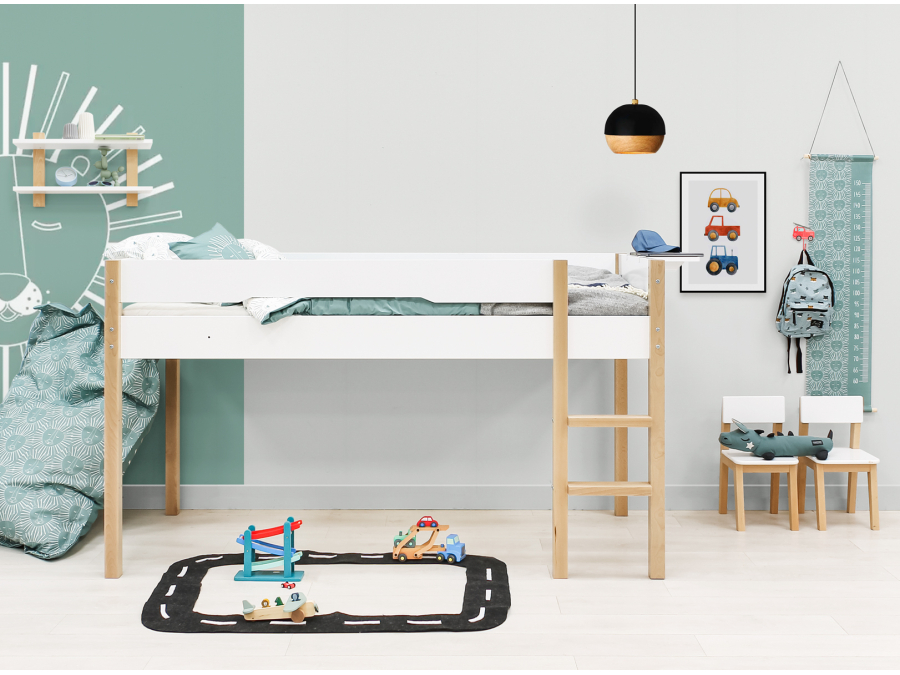 Bopita Lucas halfhoogslaper Wit/Naturel - Afbeelding 6