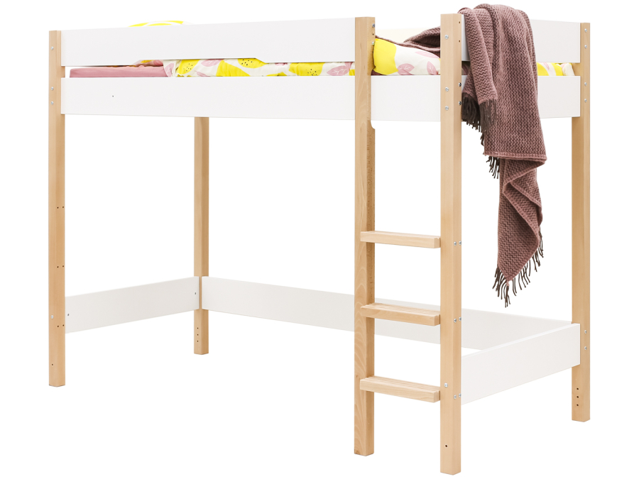 Bopita Lucas hoogslaper Wit/Naturel