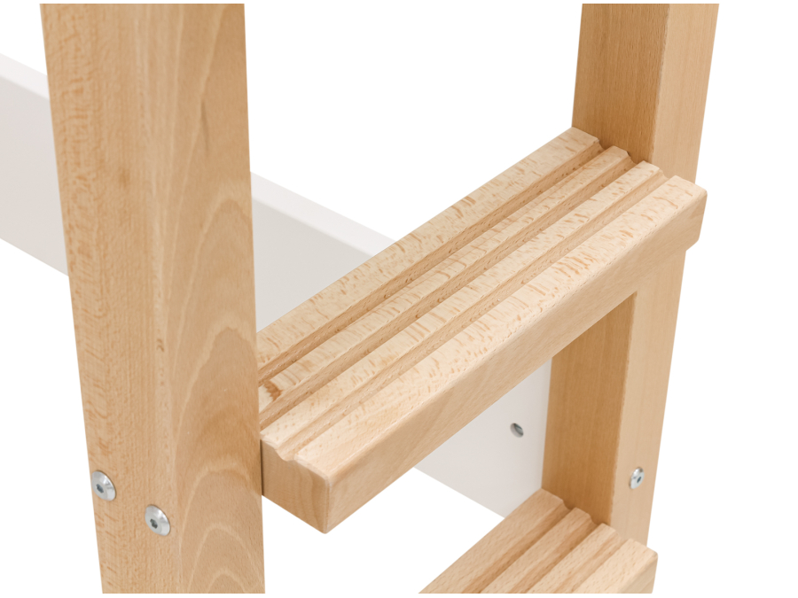Bopita Lucas hoogslaper Wit/Naturel - Afbeelding 3