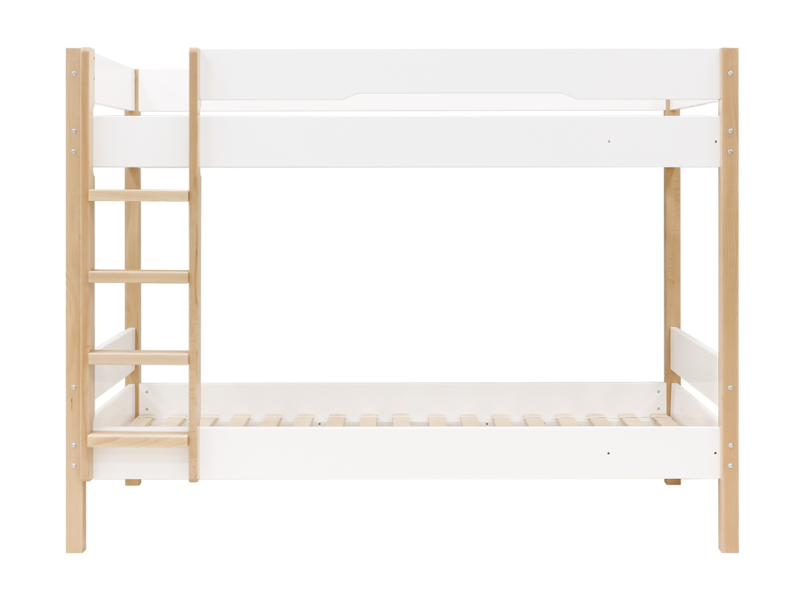 Bopita Lucas stapelbed 90x200 Wit/Naturel - Afbeelding 5
