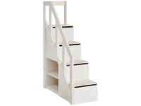 Lifetime trapkast voor hoogslaper 177 en stapelbed whitewash