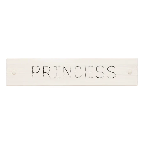 Lifetime naambord dots whitewash