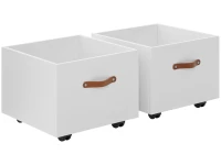 Lifetime opbergboxen op wielen wit