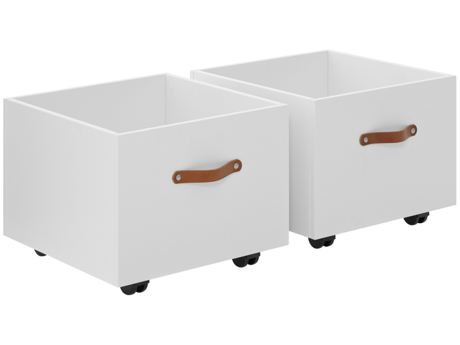 Lifetime opbergboxen op wielen wit