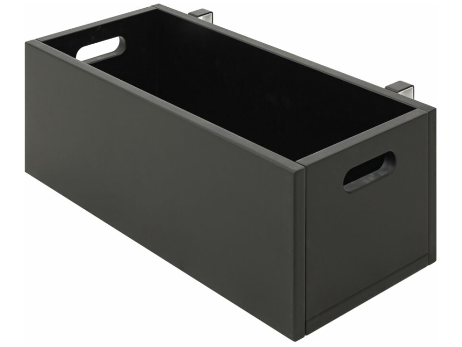 bed casket matt black