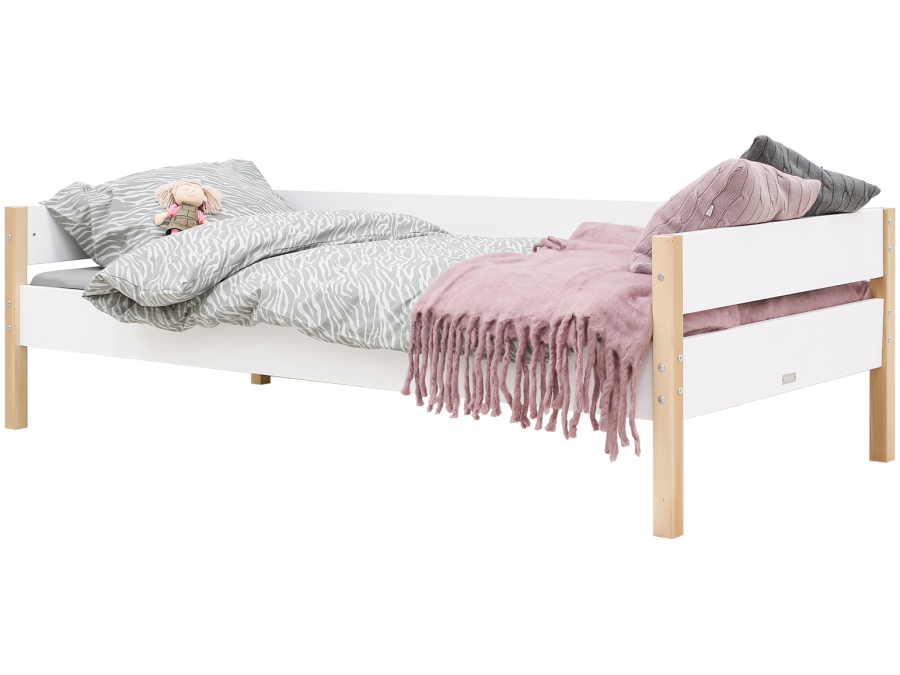 Bopita Lucas bedbank 90x200 Wit/Naturel