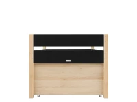 Bopita Lucas compactbed 90x200 met slaap en opbergunit Mat Zwart/Naturel - Afbeelding 4