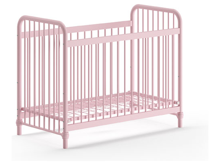 Jaxx Bronxx metalen ledikant 60x120 misty pink - Afbeelding 2