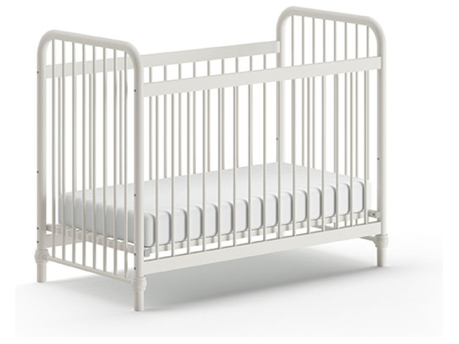 Jaxx Bronxx metalen ledikant 60x120 mat wit