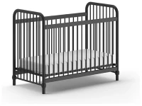 Jaxx Bronxx metalen ledikant 60x120 mat zwart