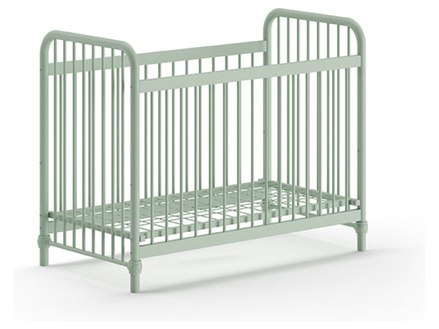 Jaxx Bronxx metalen ledikant 60x120 olive green - Afbeelding 2