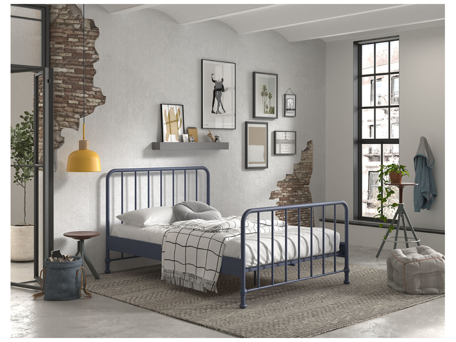 Vipack Bronxx twijfelaar 140x200 blue denim - Afbeelding 3