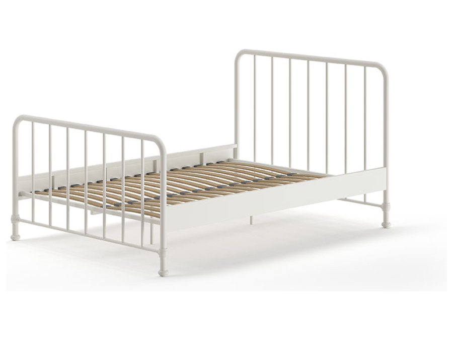 Vipack Bronxx twijfelaar 140x200 mat wit - Afbeelding 2