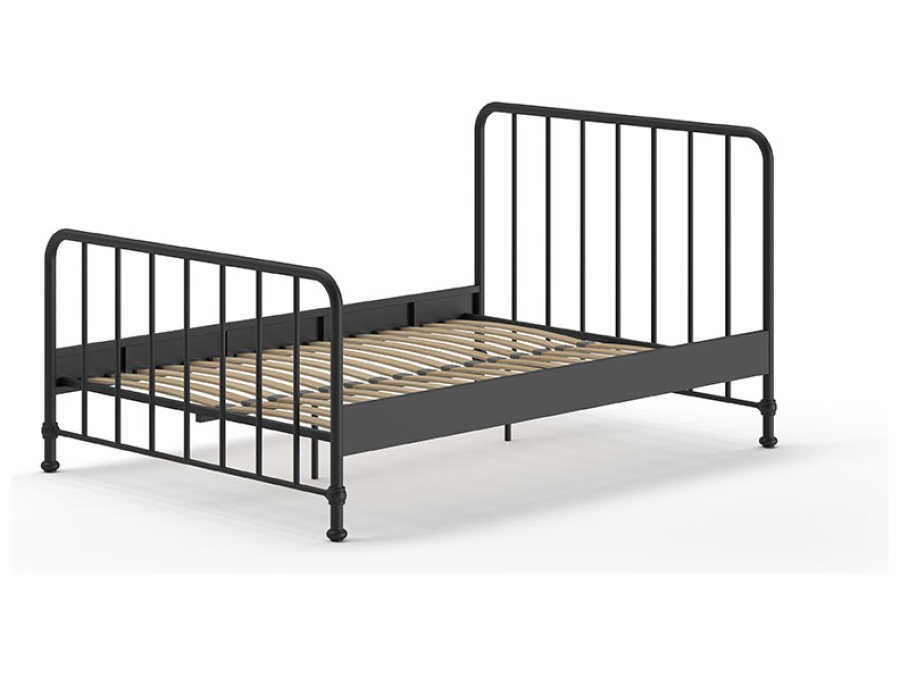 Vipack Bronxx twijfelaar 140x200 mat zwart - Afbeelding 2