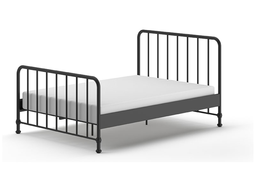 Vipack Bronxx twijfelaar 140x200 mat zwart