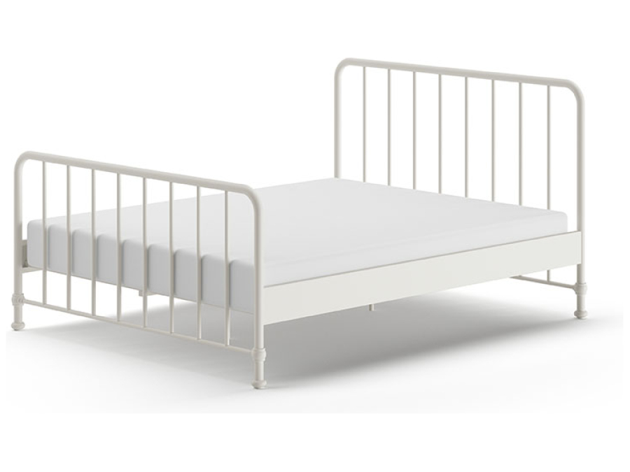 Vipack Bronxx tweepersoonsbed 160x200 mat wit