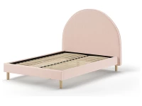 Vipack Moon bed 140x200 boucle roze - Afbeelding 2