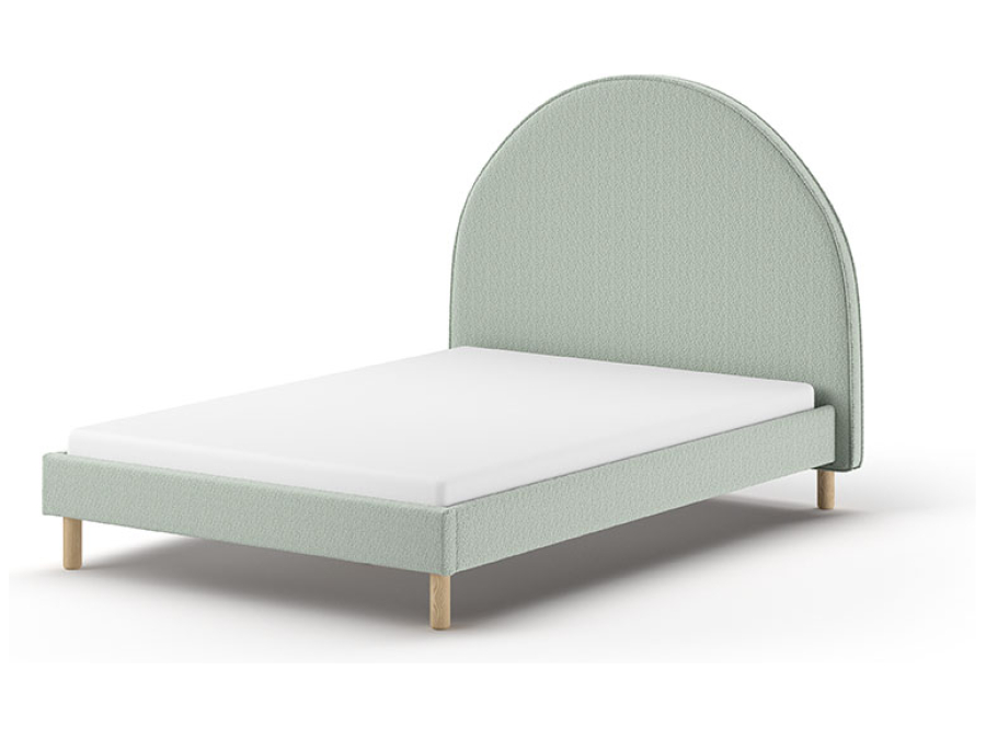 Vipack Moon bed 140x200 boucle groen