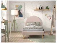 Vipack Moon bed 90x200 boucle roze - Afbeelding 5