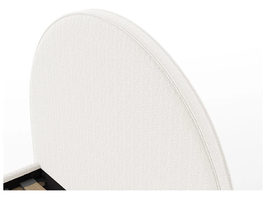Vipack Moon bed 140x200 boucle wit - Afbeelding 3