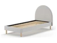 Vipack Moon bed 90x200 boucle grijs - Afbeelding 2