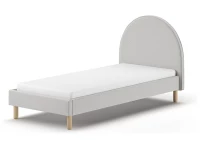 Vipack Moon bed 90x200 boucle grijs