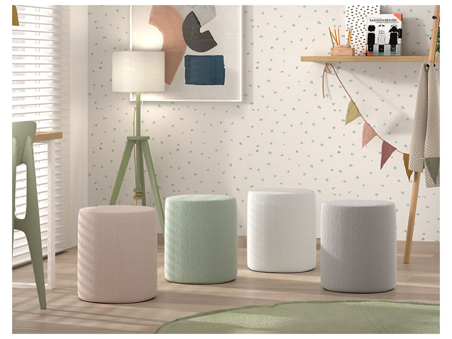 Vipack Moon nachttafel boucle roze - Afbeelding 3