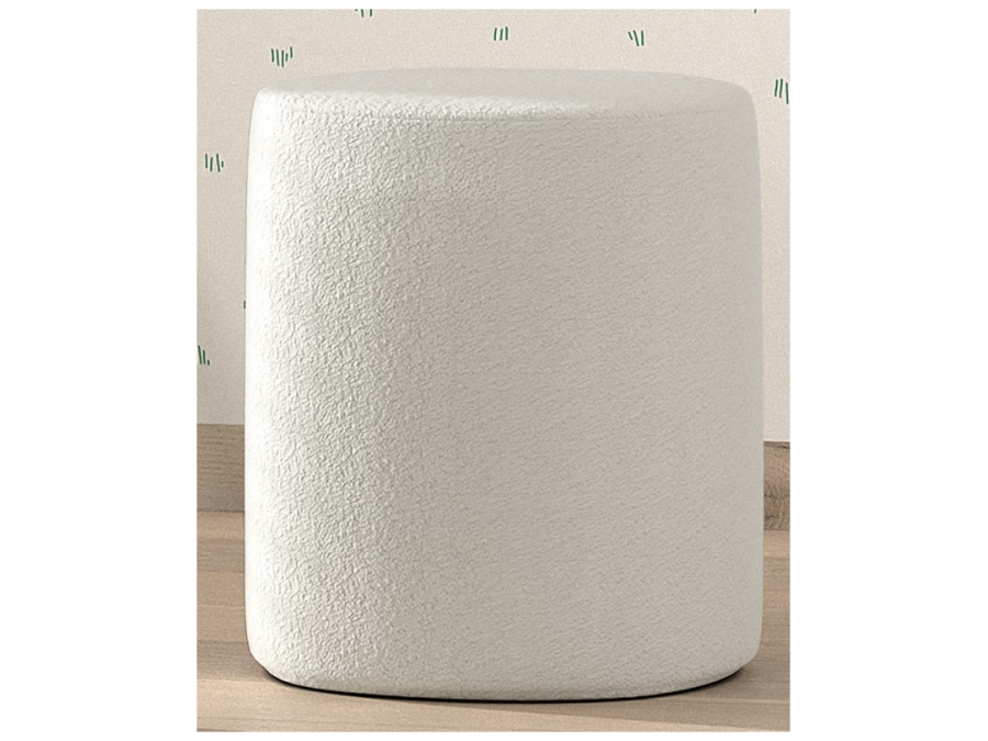 Vipack Moon nachttafel boucle wit - Afbeelding 2