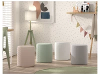 Vipack Moon nachttafel boucle grijs - Afbeelding 3