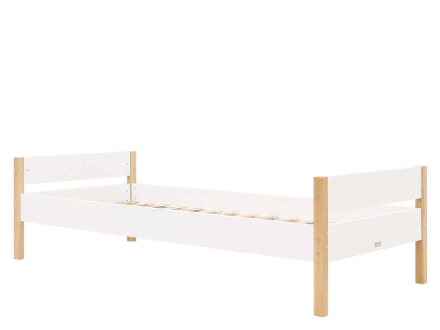 Bopita Lucas bed 90x200 Wit / Naturel - Afbeelding 2
