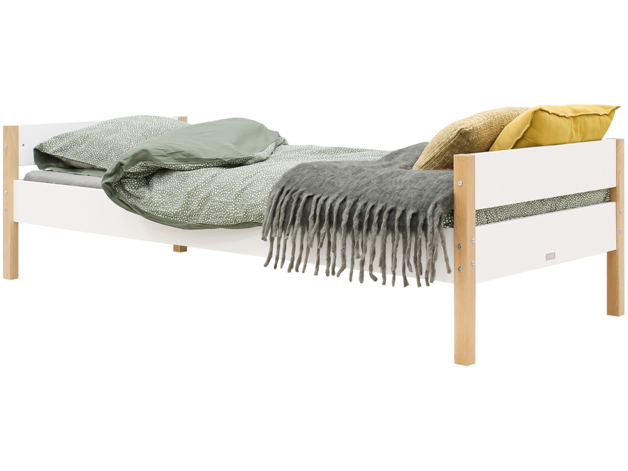 Bopita Lucas bed 90x200 Wit / Naturel