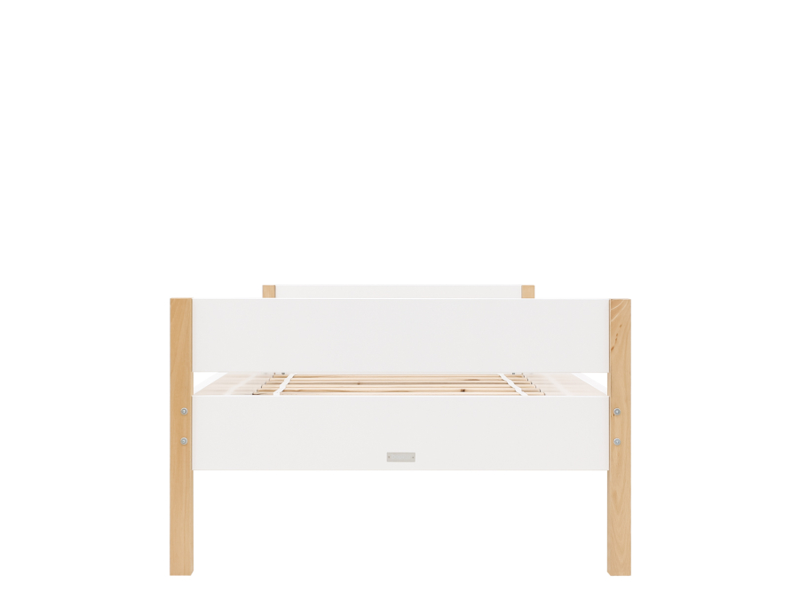 Bopita Lucas bed 90x200 Wit / Naturel - Afbeelding 3