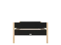 Bopita Lucas bed 90x200 Zwart / Naturel - Afbeelding 3