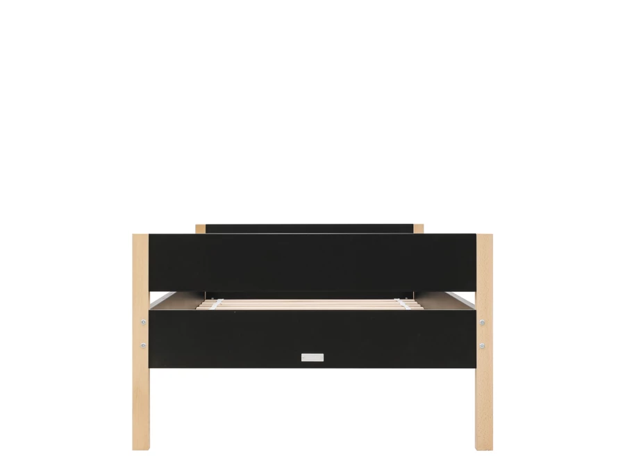 Bopita Lucas bed 90x200 Zwart / Naturel - Afbeelding 3