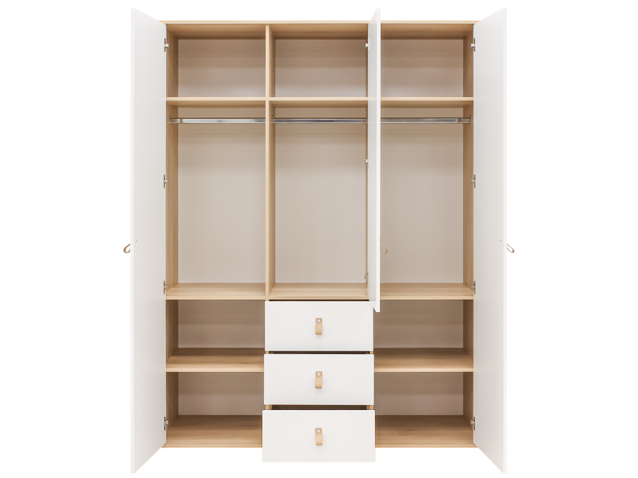 23323203 3 door wardrobe Lucas front open