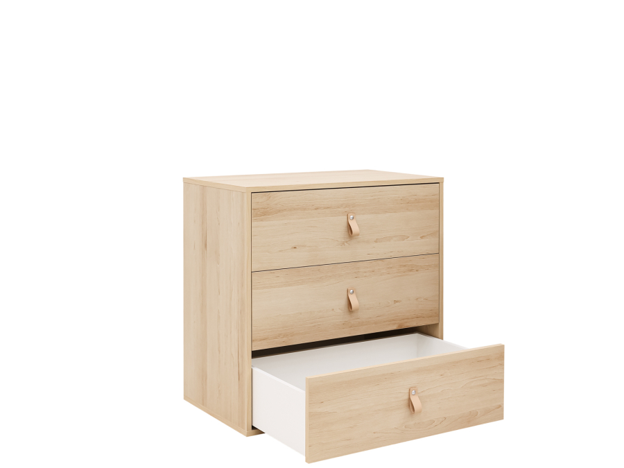 45023201 chest of drawers Lucas 3D open