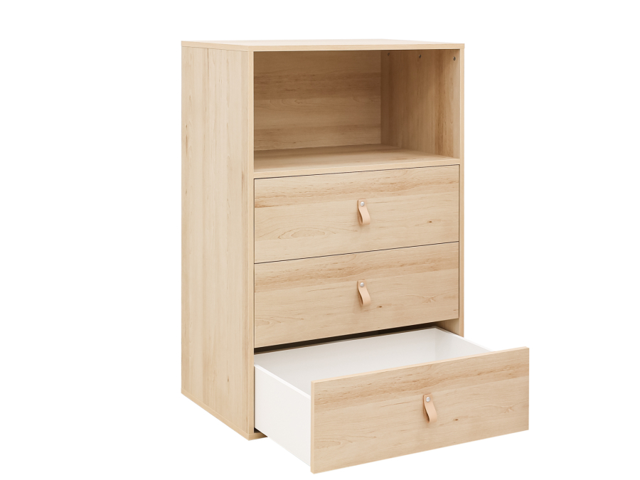 45123201 chest of drawers Lucas 3D open