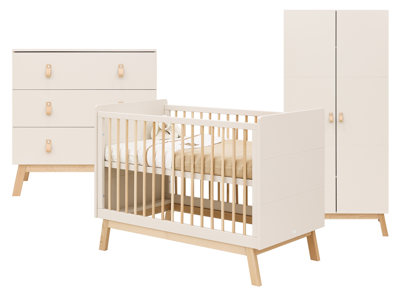 Bopita Lines 3-delige babykamer Dune