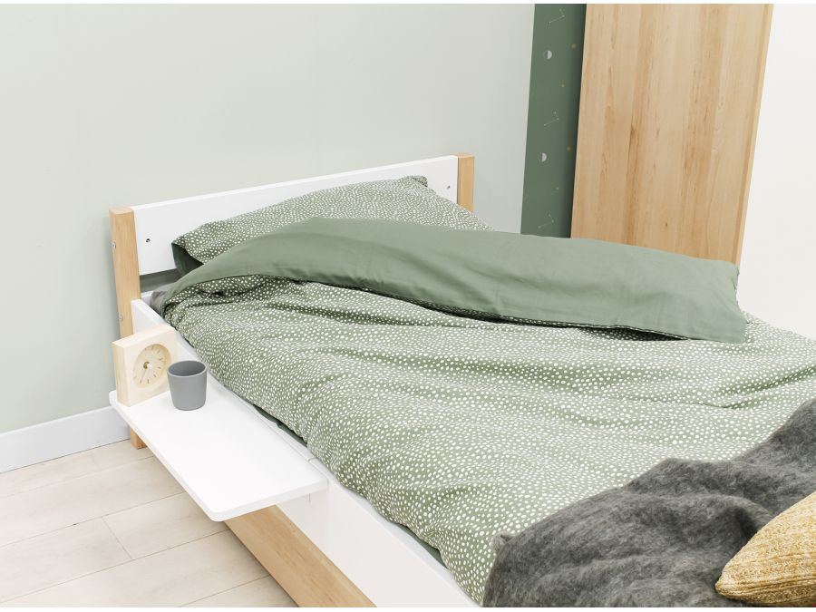 Bopita Lucas bed 90x200 Wit / Naturel - Afbeelding 7